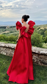 Red A-Line Prom Dress, High Quality Party Celebrity Dress Formal Gown, AST1531